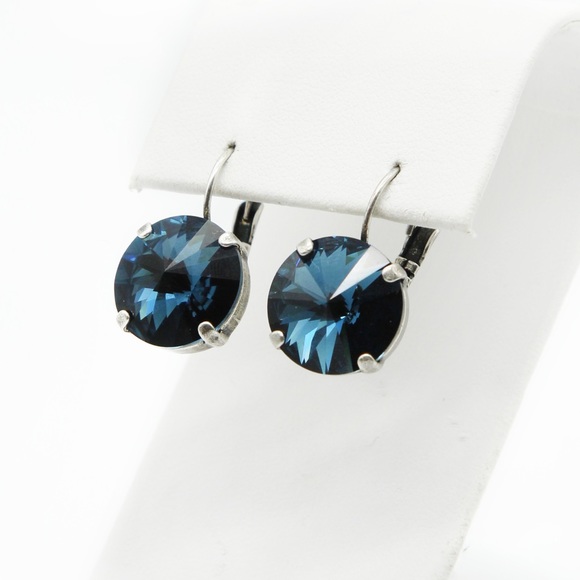 Barneys New York Jewelry - Blue Salphire crystal earrings-Lightweight dangle